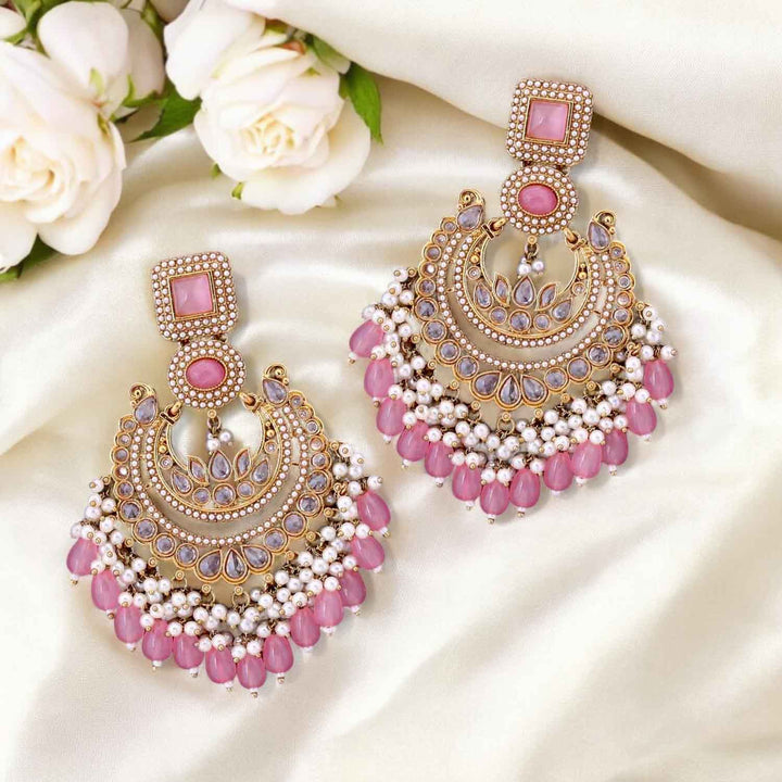 Blush Aafsha Chandbalis