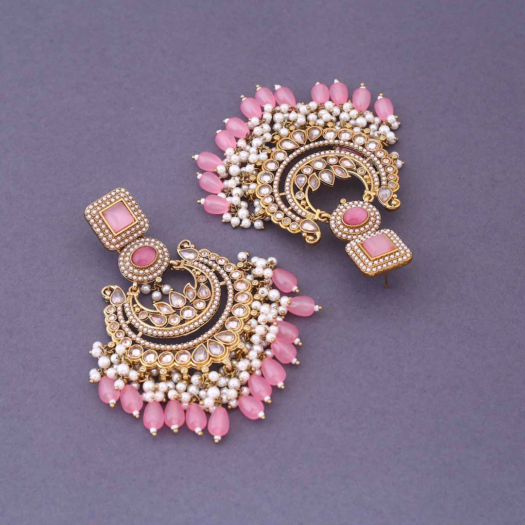 Blush Aafsha Chandbalis