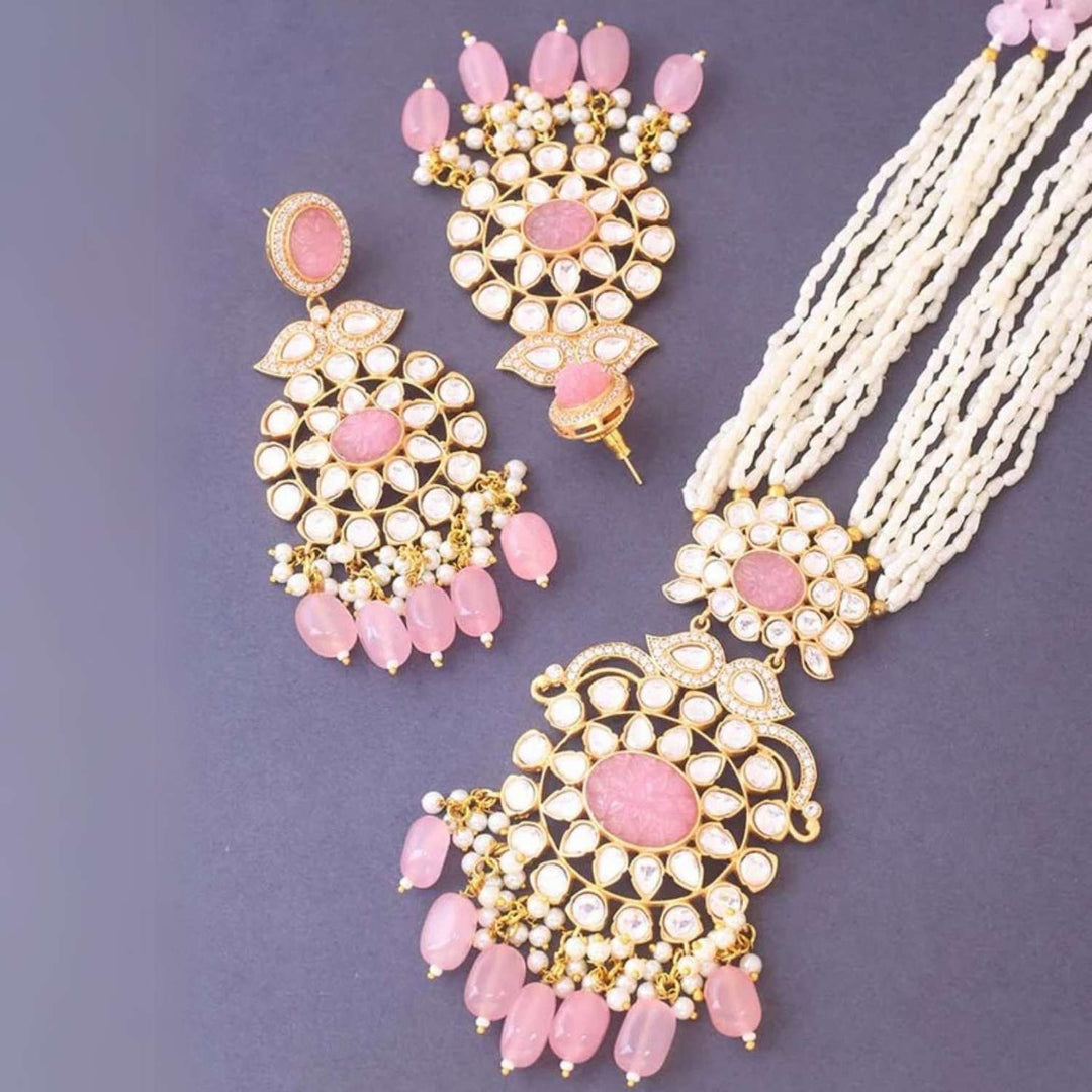 Blush Aakanksha Kundan Jewellery Set