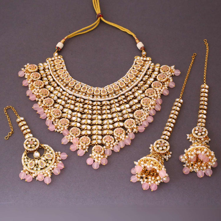 Blush Aarya Kundan Jewellery Set