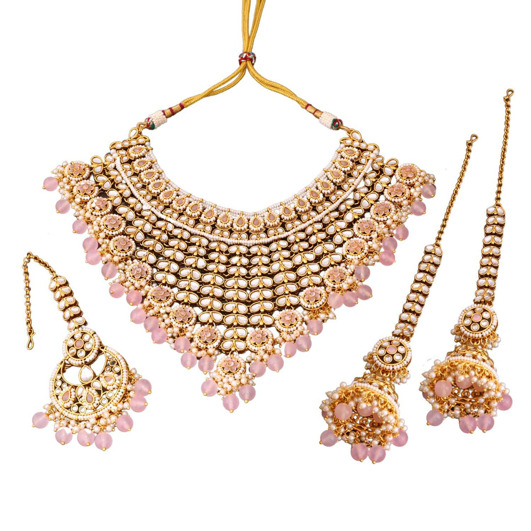 Blush Aarya Kundan Jewellery Set