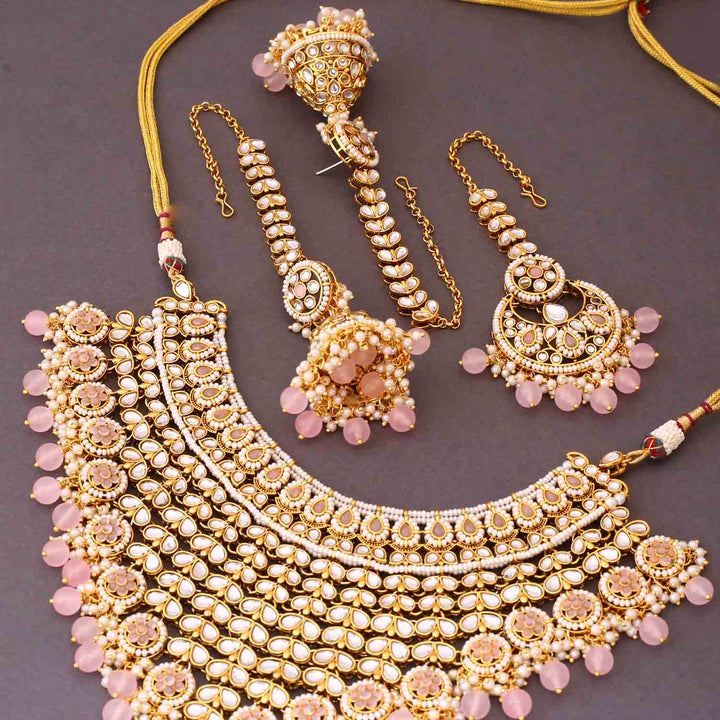 Blush Aarya Kundan Jewellery Set