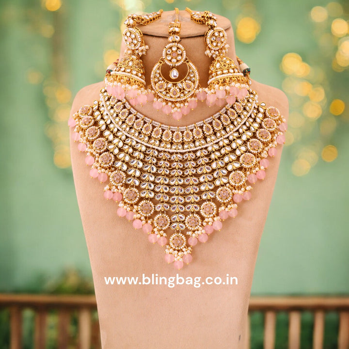 Blush Aarya Kundan Jewellery Set