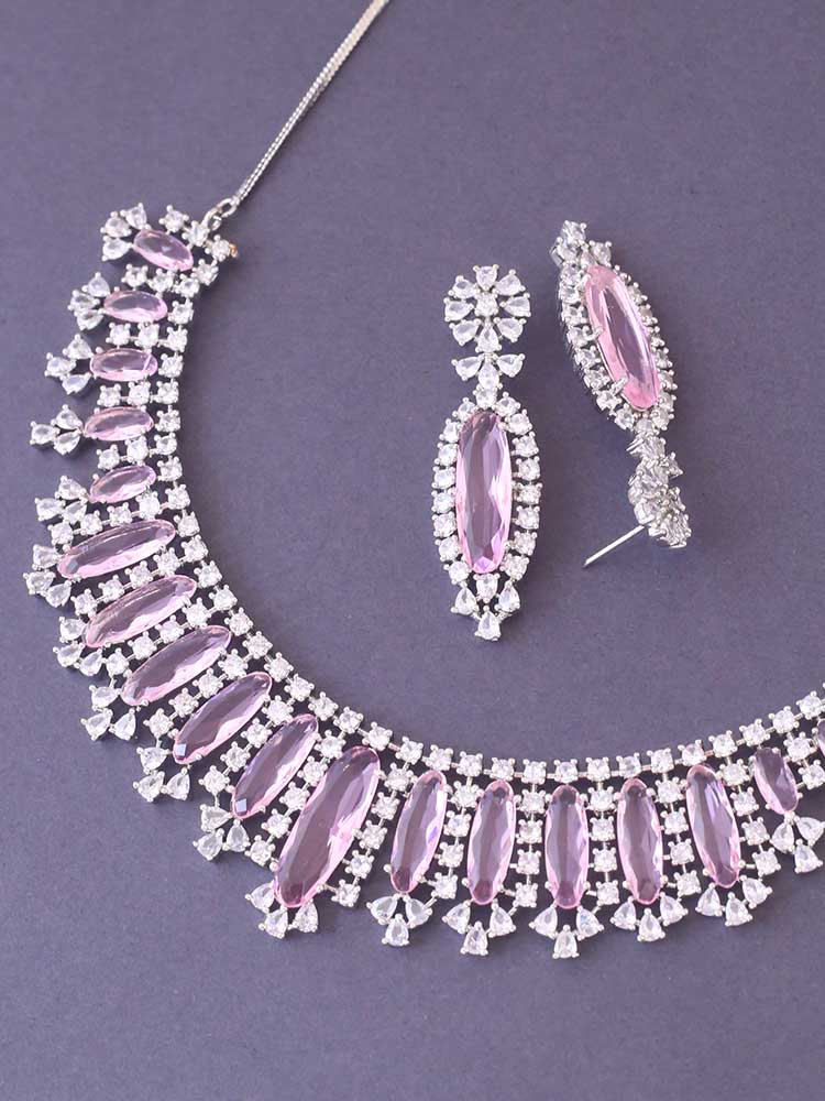 Blush Adie Zirconia Jewellery Set