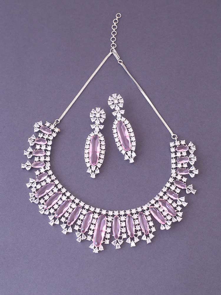 Blush Adie Zirconia Jewellery Set