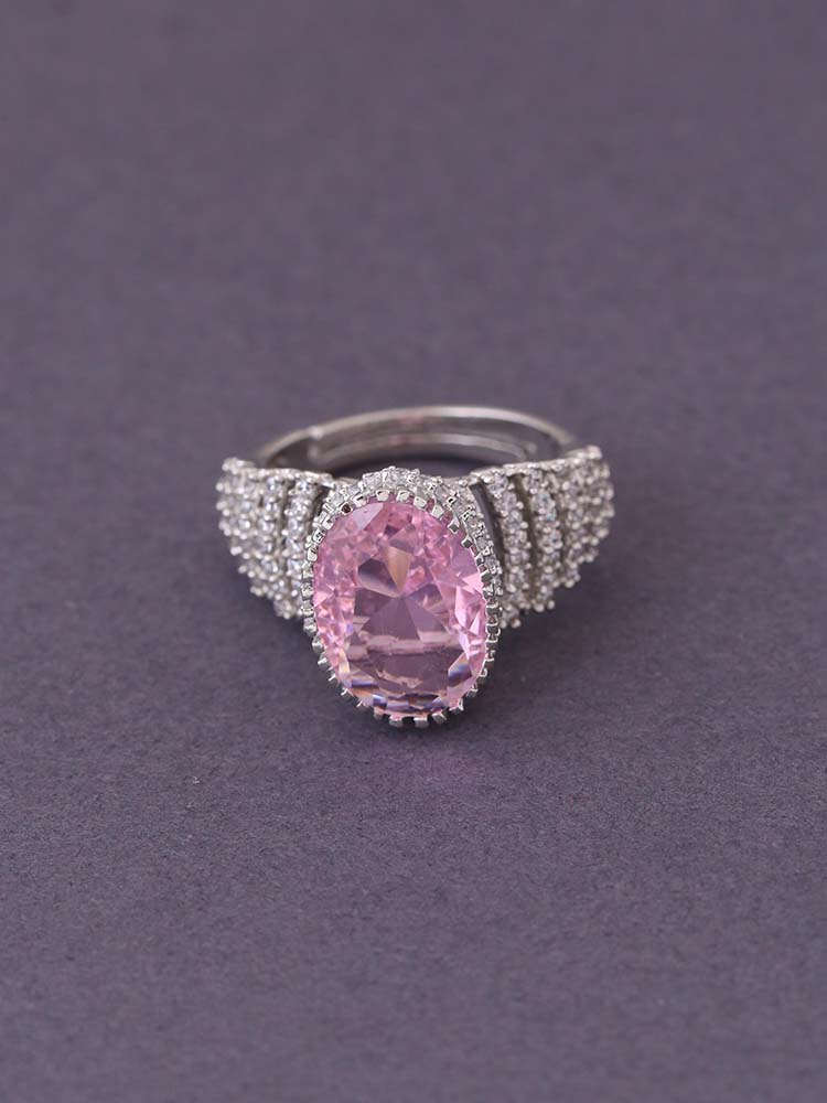 Blush Anastasia Adjustable Ring