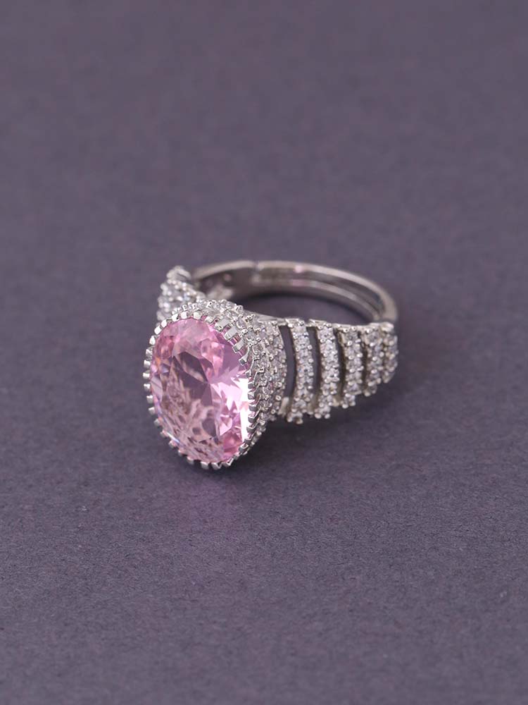 Blush Anastasia Adjustable Ring