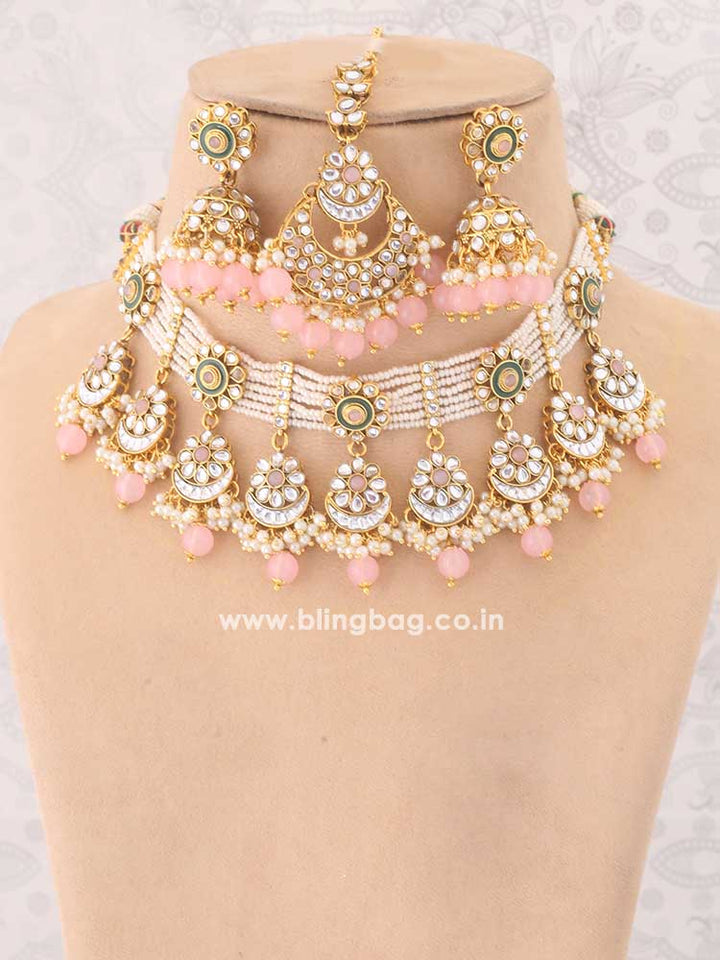 Blush Arnam Jewellery Set