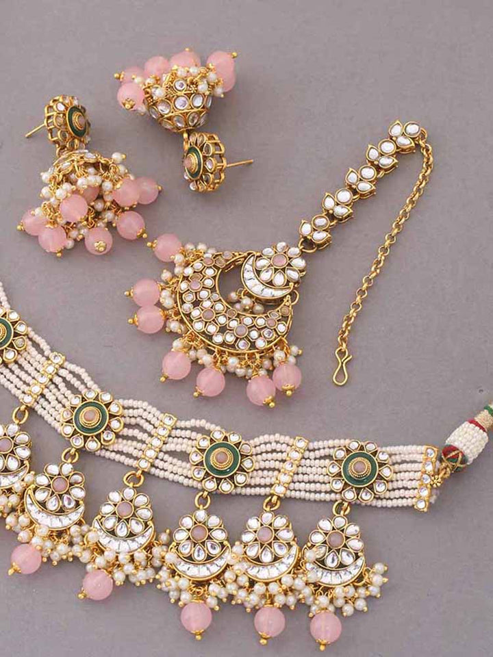 Blush Arnam Jewellery Set