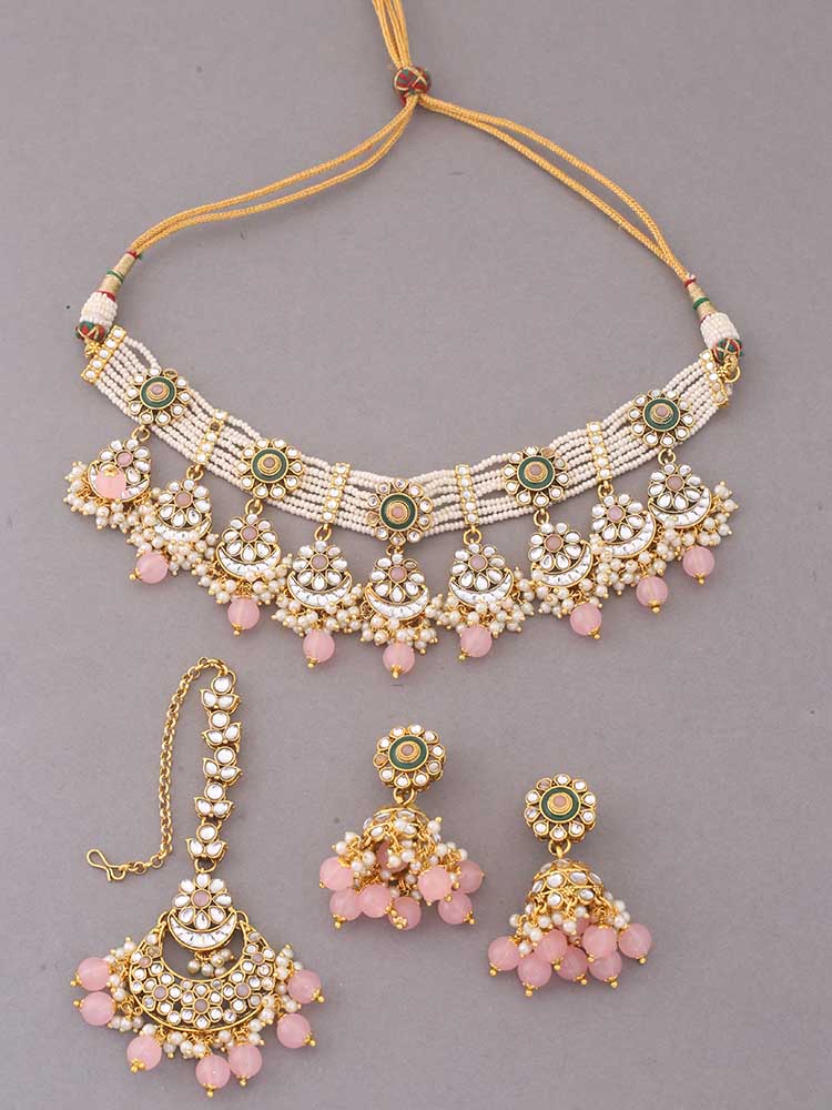 Blush Arnam Jewellery Set