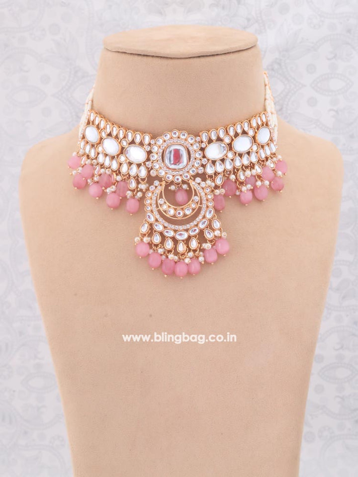 Blush Arpani Kundan Jewellery Set