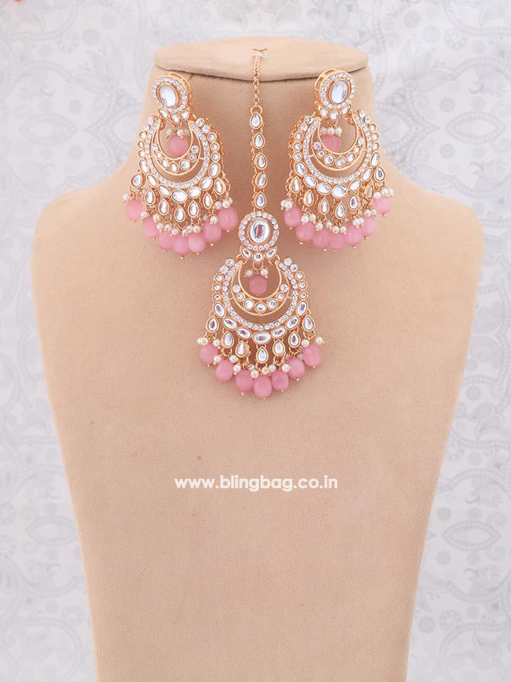 Blush Arpani Kundan Jewellery Set