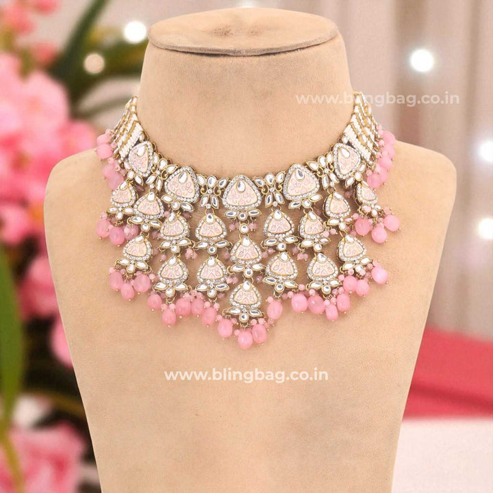 Blush Ayshana Kundan Jewellery Set