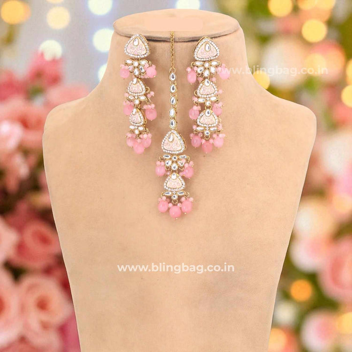 Blush Ayshana Kundan Jewellery Set