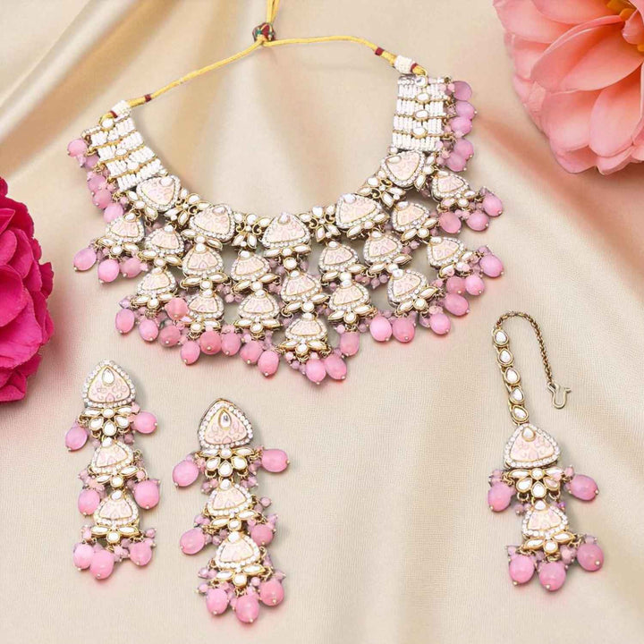 Blush Ayshana Kundan Jewellery Set