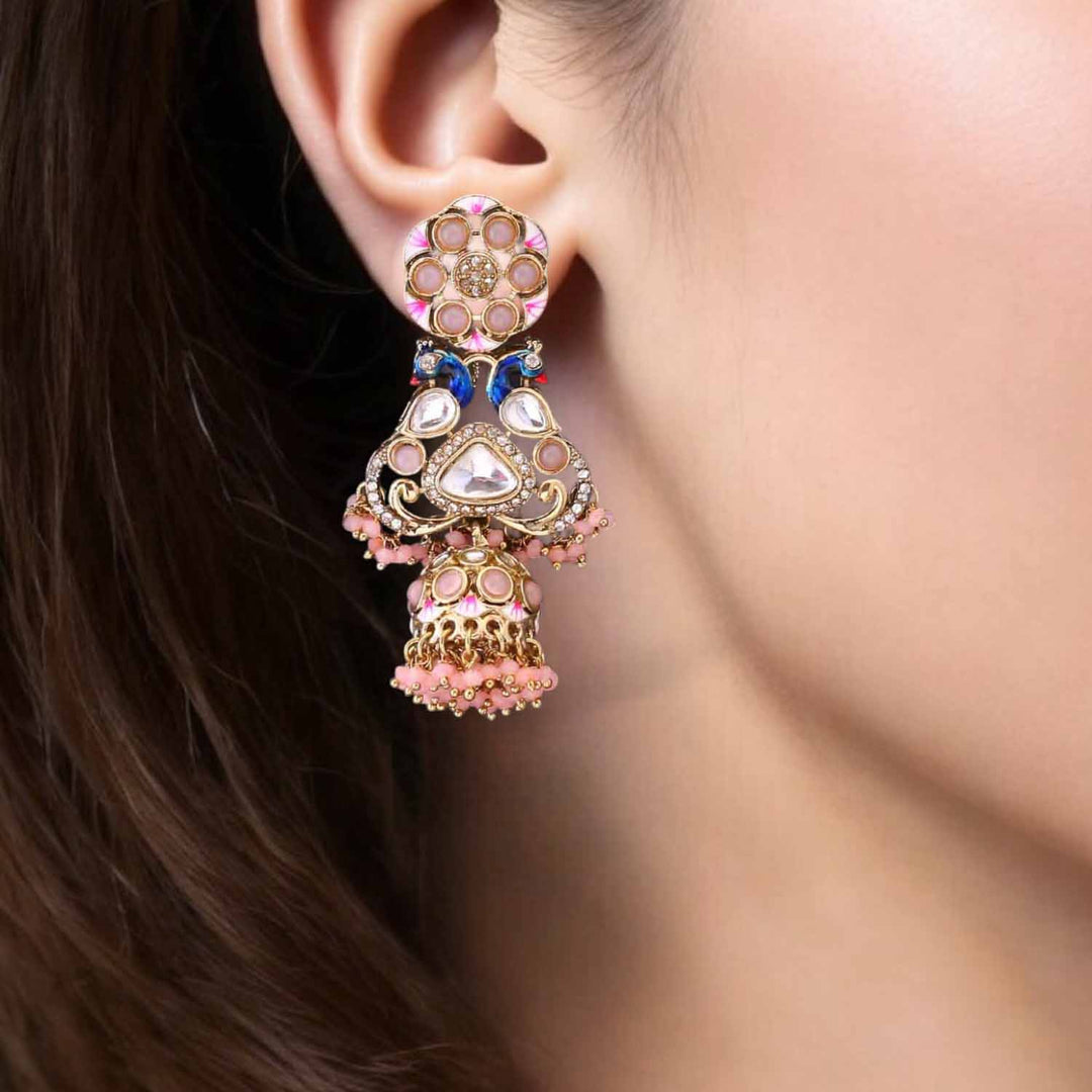 Blush Bhagya Jhumkis