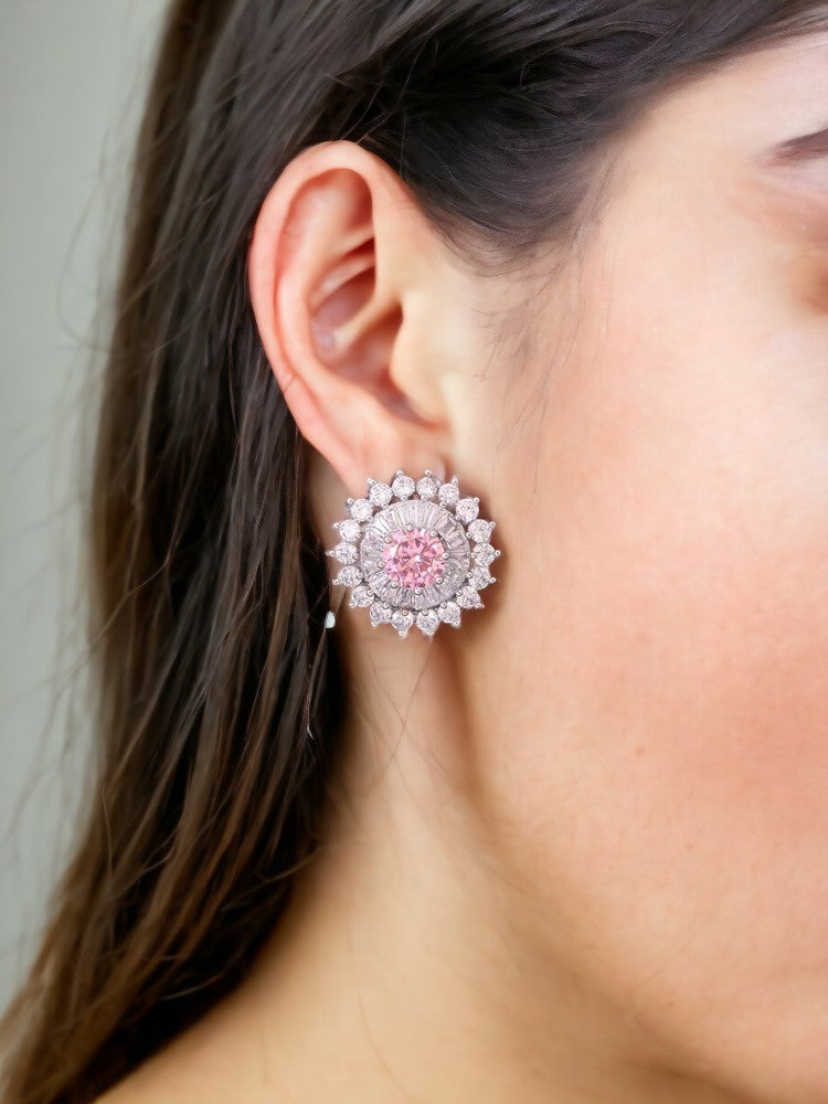 Blush Bridget Zirconia Studs