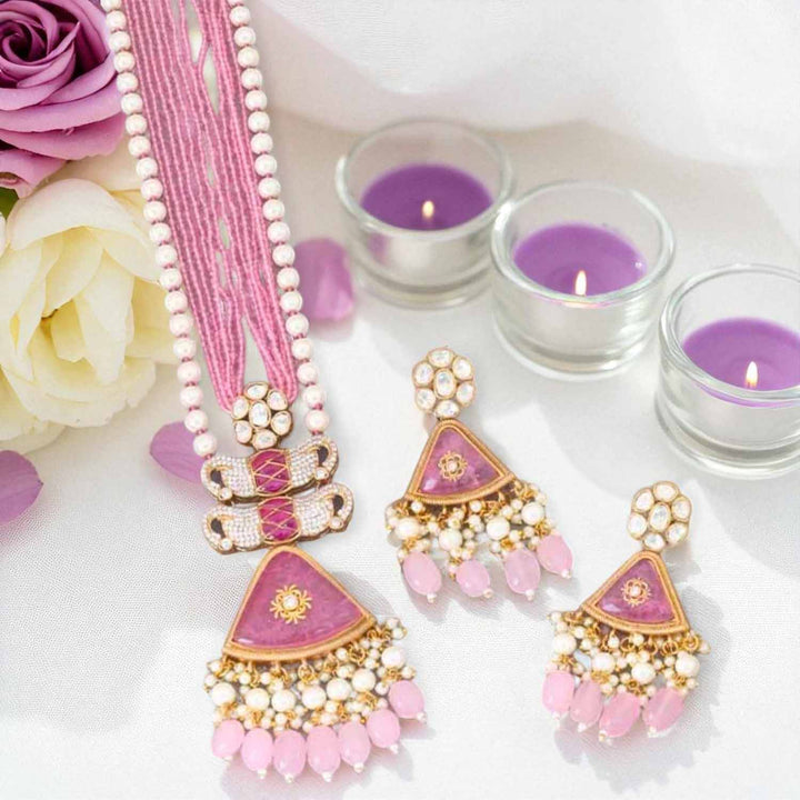 Blush Caoimhe Kundan Jewellery Set - EOSS