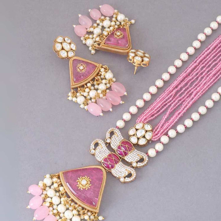 Blush Caoimhe Kundan Jewellery Set - EOSS