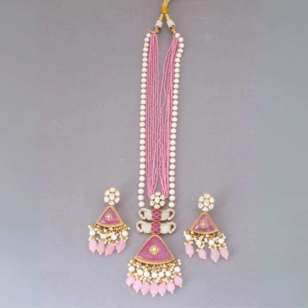 Blush Caoimhe Kundan Jewellery Set - EOSS