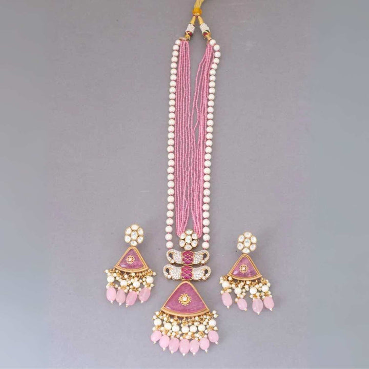 Blush Caoimhe Kundan Jewellery Set - EOSS