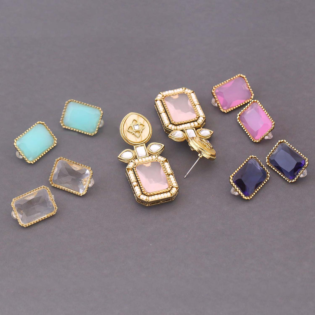 Multicolor Chaya Color Changeable Danglers