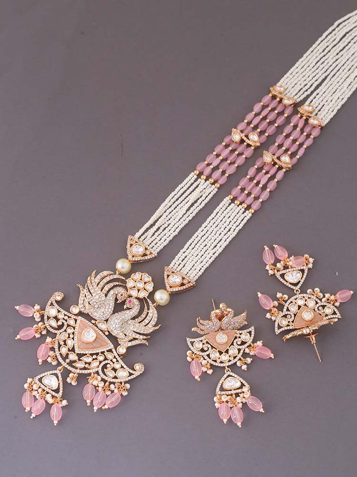 Blush Cleva Kundan Jewellery Set