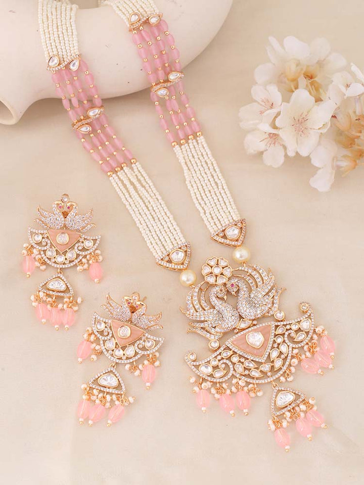 Blush Cleva Kundan Jewellery Set