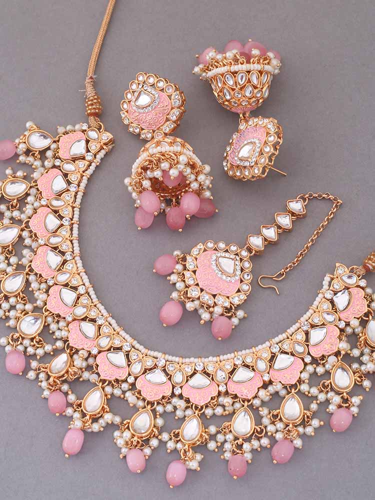 Blush Dhamini Jewellery Set