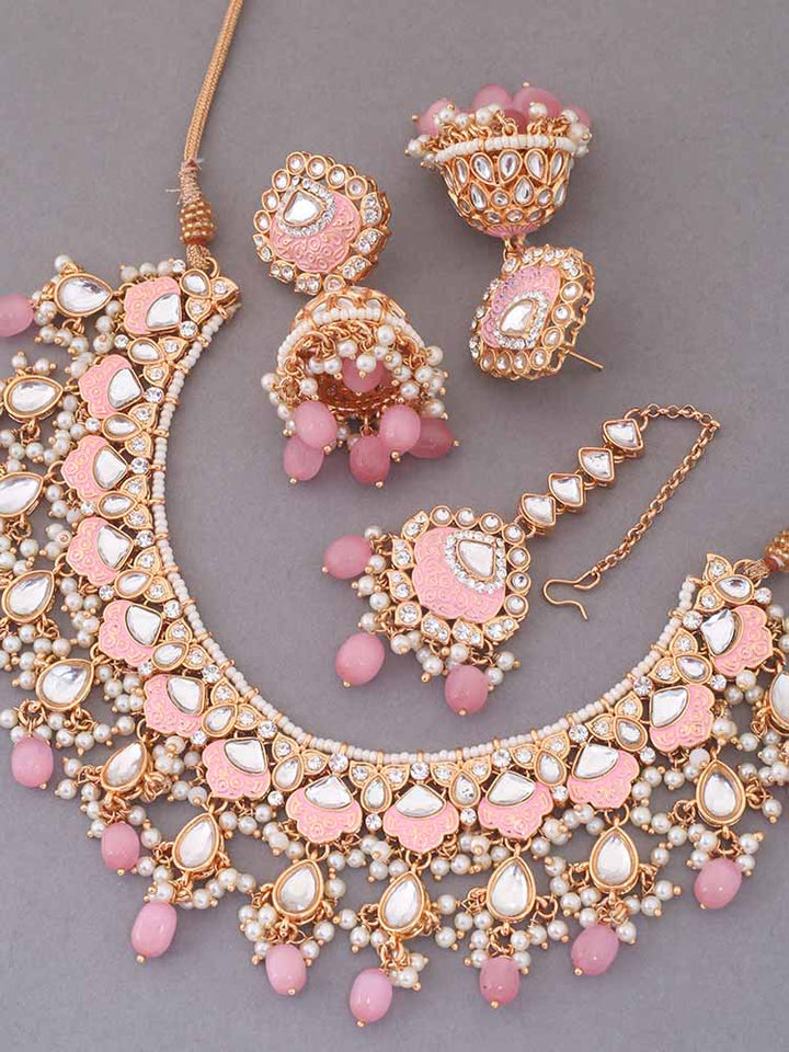 Blush Dhamini Jewellery Set