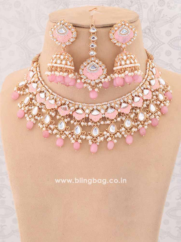Blush Dhamini Jewellery Set