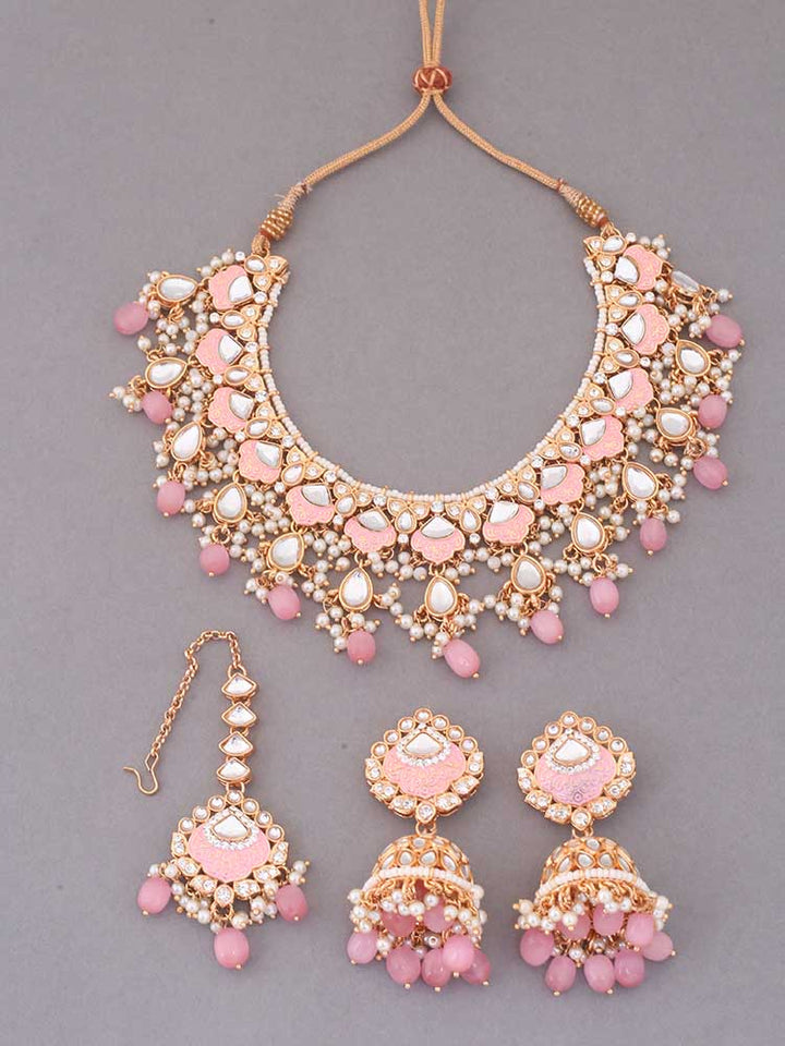Blush Dhamini Jewellery Set