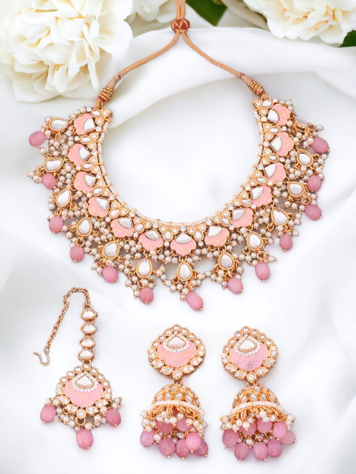 Blush Dhamini Jewellery Set