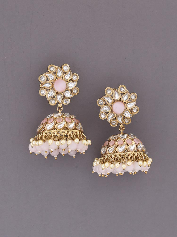 Blush Dokai Jhumkis