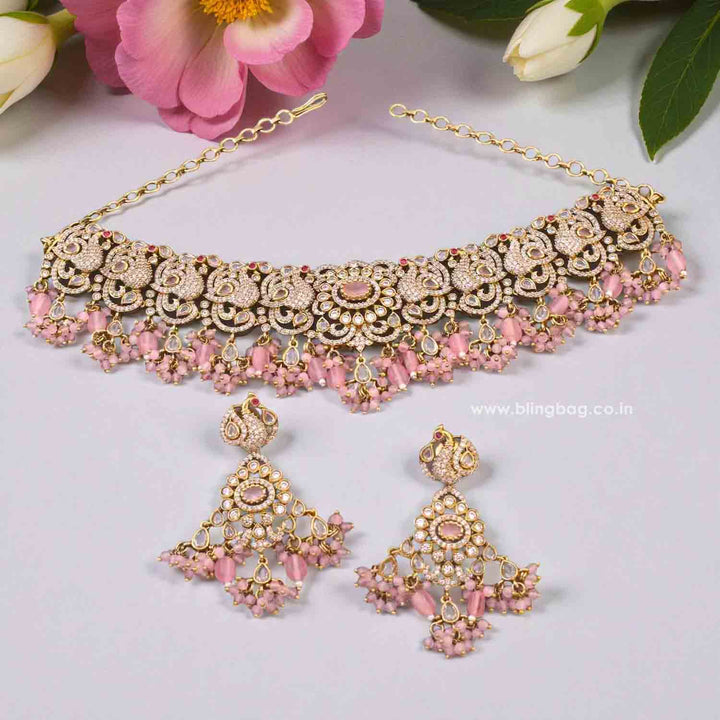 Blush Gisania Victorian Jewellery Set - New Arrival