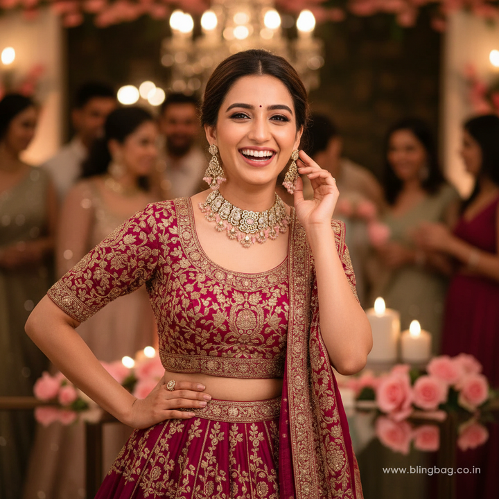 Blush Gisania Victorian Jewellery Set - New Arrival