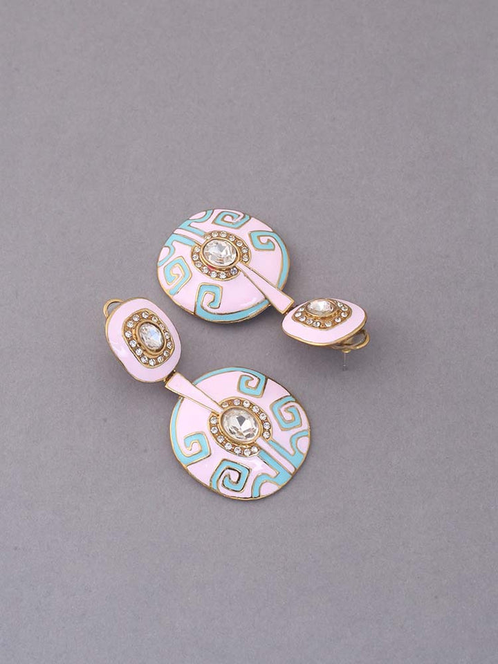 Blush Grace Ethnic Danglers - EOSS