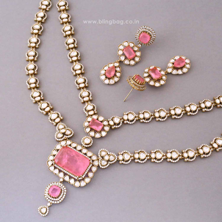 Blush Halo Victorian Jewellery Set - New Arrival