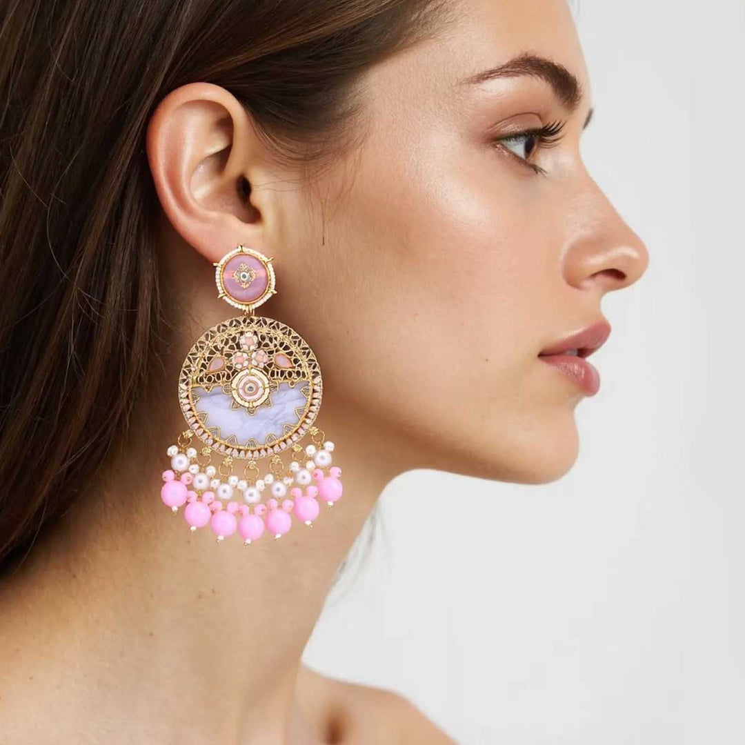 Blush Haniya Chandbalis