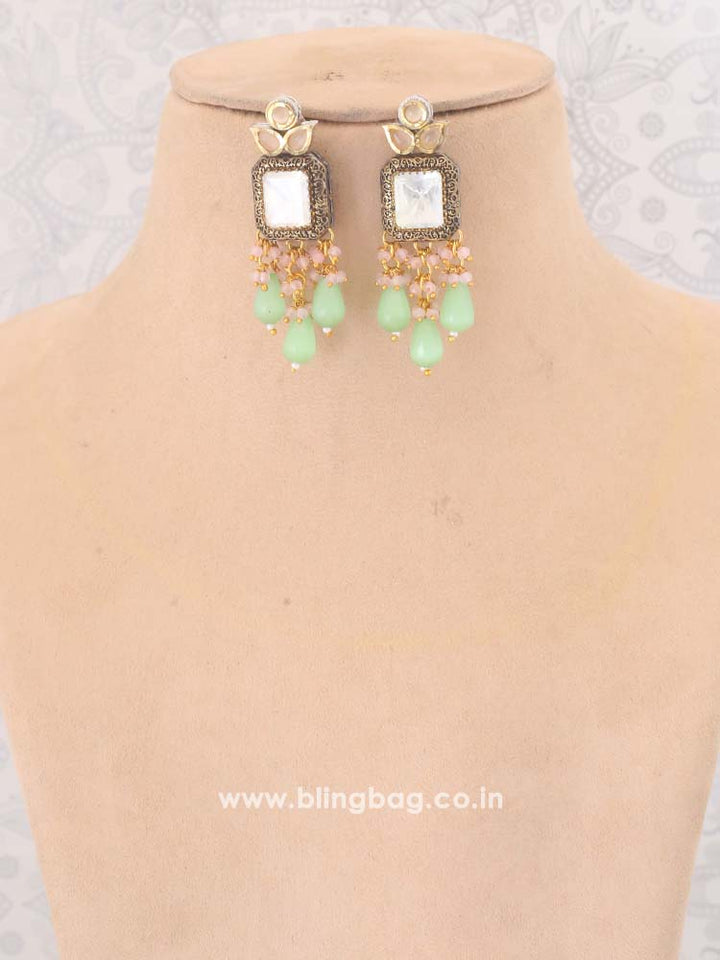 Blush Hiral Kundan Jewellery Set - EOSS