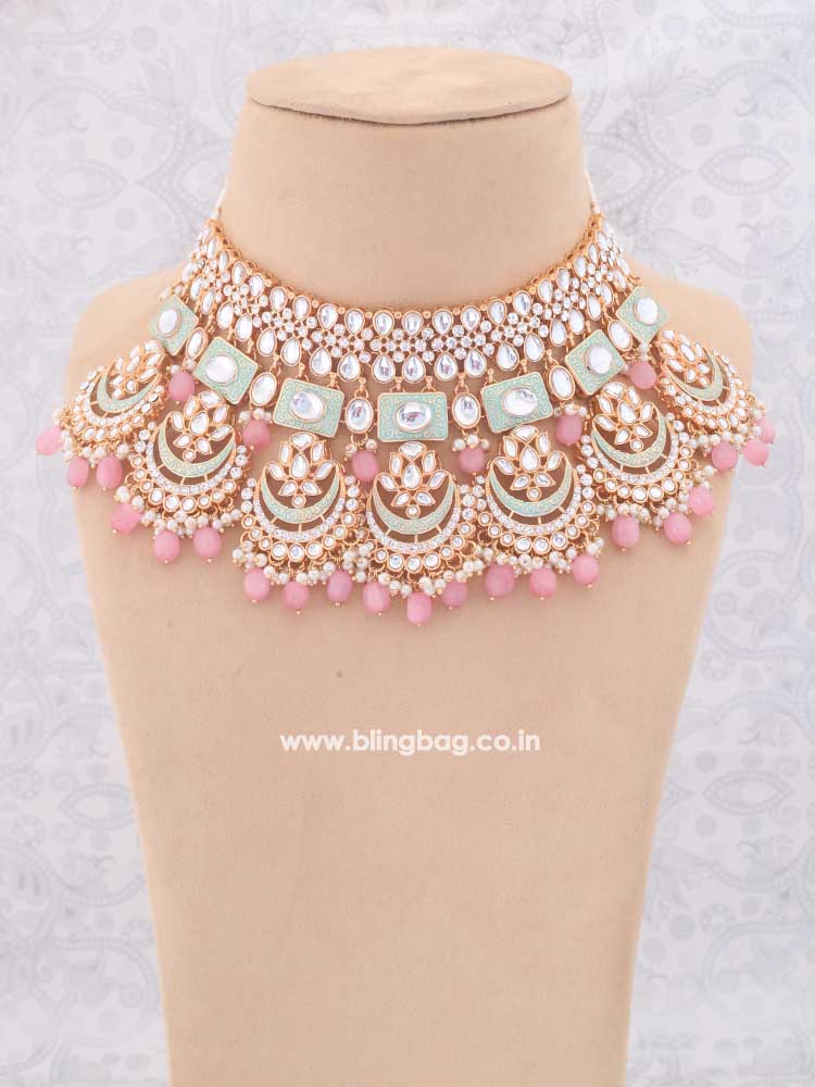 Blush Itkari Jewellery Set