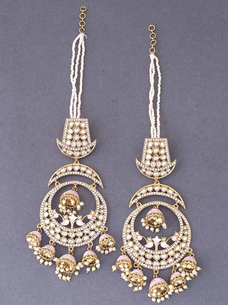 Blush Jhulam Jhumkis