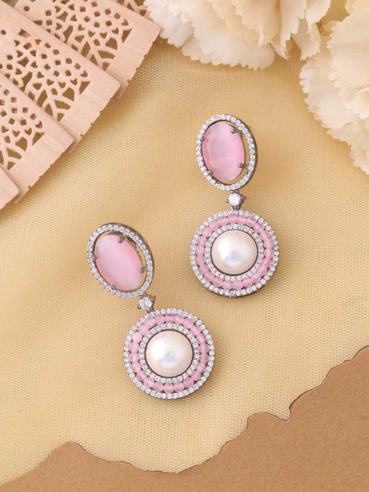 Blush Junia Zirconia Danglers - EOSS