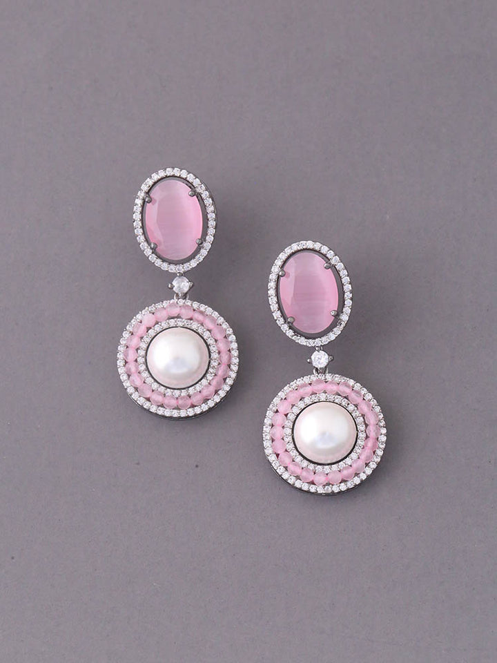 Blush Junia Zirconia Danglers - EOSS
