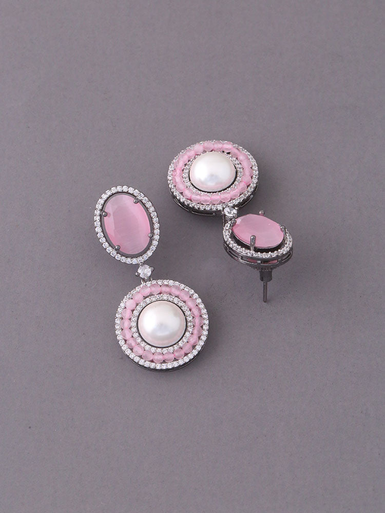 Blush Junia Zirconia Danglers - EOSS