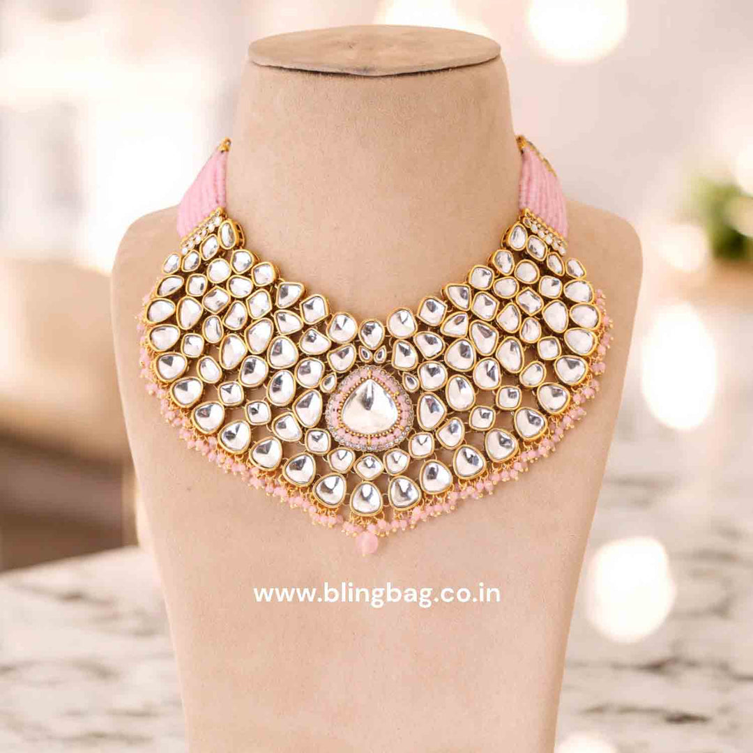 Blush Kairavi Kundan Jewellery Set