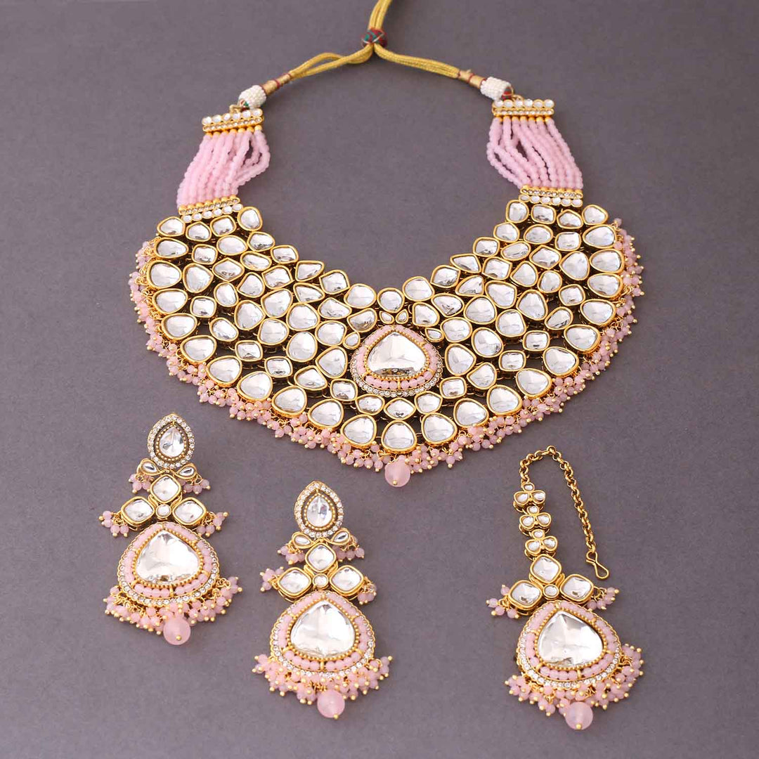 Blush Kairavi Kundan Jewellery Set