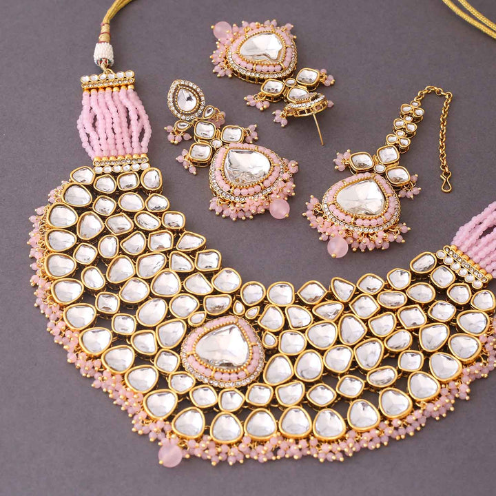 Blush Kairavi Kundan Jewellery Set