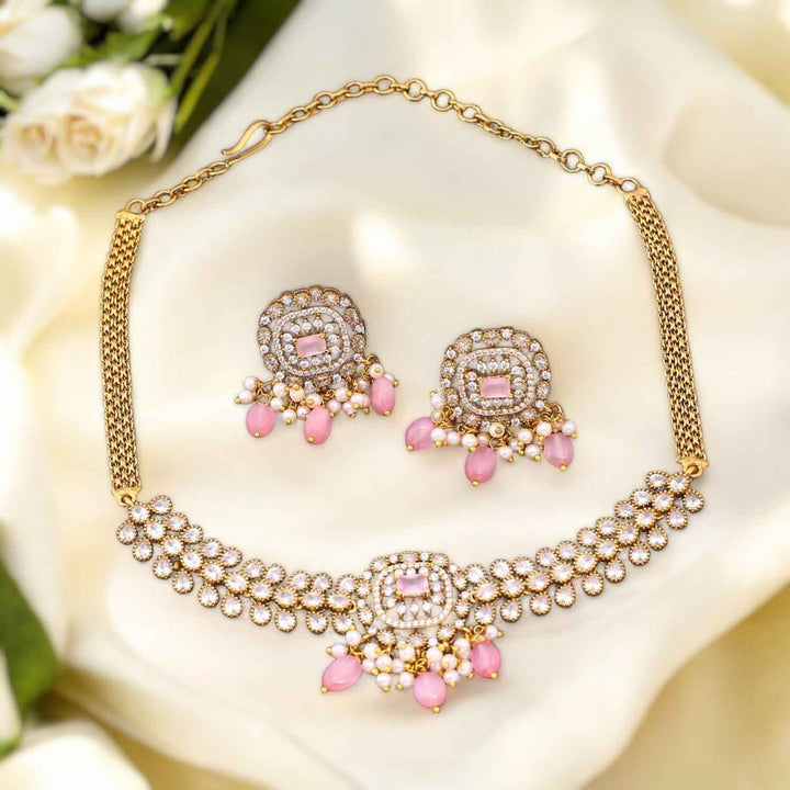 Blush Kanira Victorian Jewellery Set - New Arrival