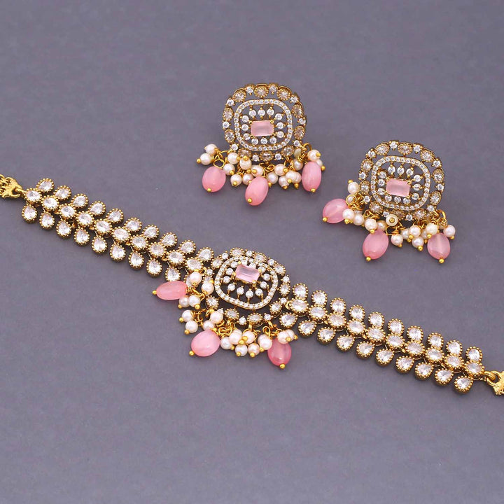 Blush Kanira Victorian Jewellery Set - New Arrival